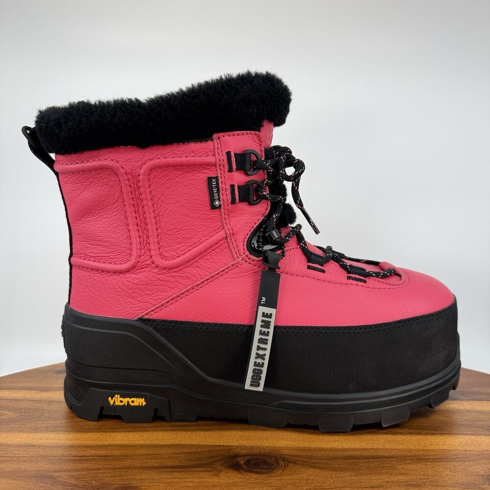 Ugg Shasta Boot Mid Womens 7 Pink Glow Gore Tex Waterproof NEW